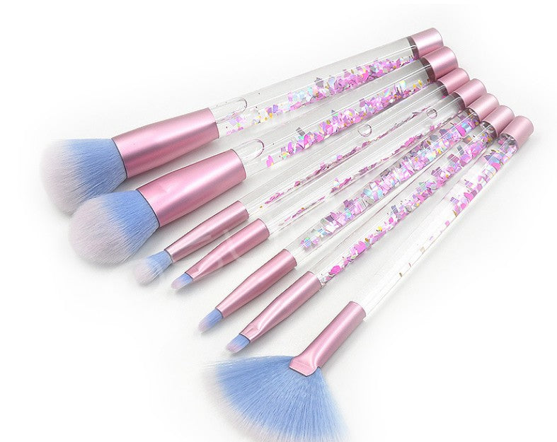The New 7 Liquid Crystal Liquid Flow Cosmetic Brush Handle Make-up Kit Bag Valve The New 7 Liquid Crystal Liquid Flow Cosmetic Brush Handle Make-up Kit Bag Valve